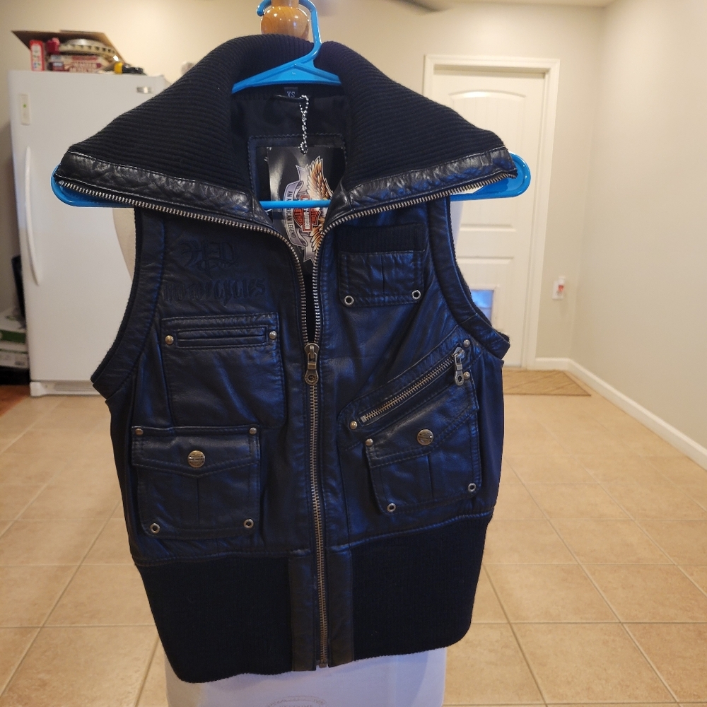 🏍NWT~💥HOT DEAL💥HARLEY-DAVIDSON LEATHER VEST💥